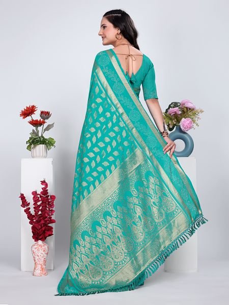 Banarasi Georgette Siroski Work Saree Banarasi Sarees