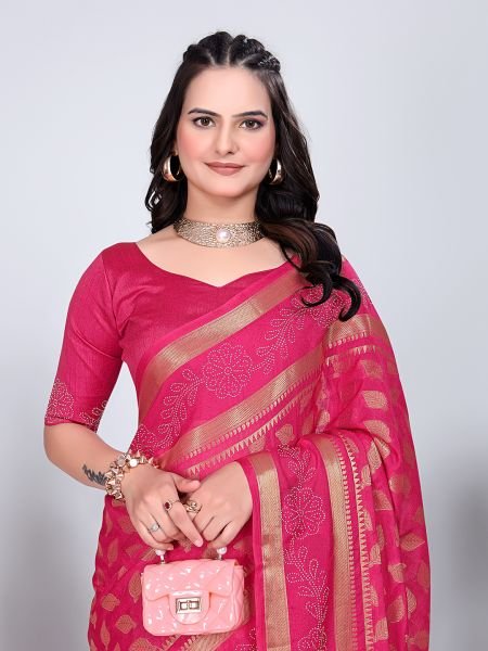 Banarasi Georgette Siroski Work Saree Banarasi Sarees