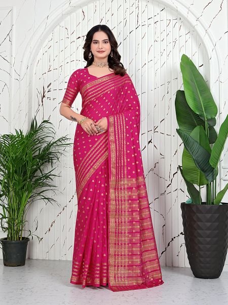 Banarasi Ready to Wear Jacquard Saree in Crepe Fabric Ready To Wear Sarees
