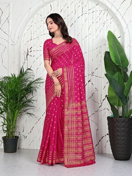 Banarasi Ready to Wear Jacquard Saree in Crepe Fabric Ready To Wear Sarees