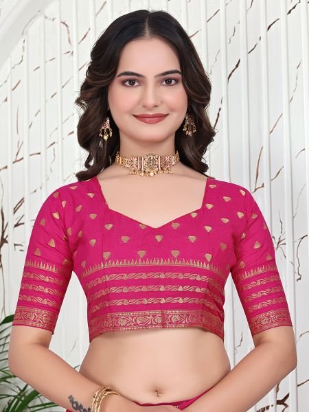 Banarasi Ready to Wear Jacquard Saree in Crepe Fabric Ready To Wear Sarees