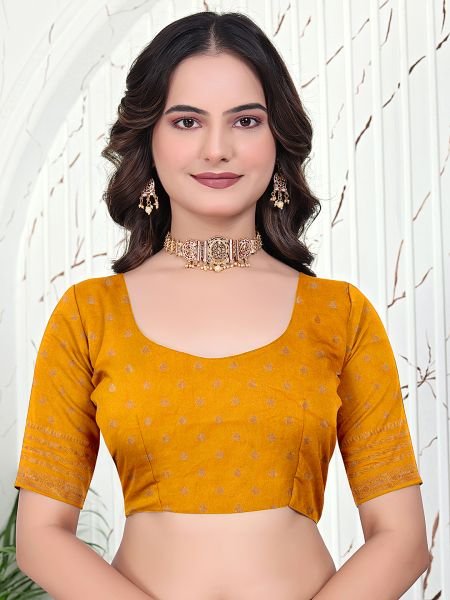 Banarasi Ready to Wear Jacquard Saree in Crepe Fabric Ready To Wear Sarees