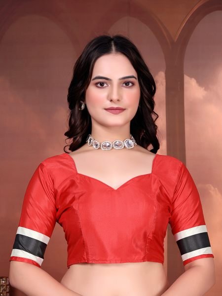 Designer Silk Saree with Stitched Blouse Designer Sarees