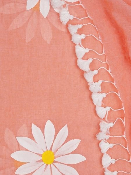 Floral Print Handloom Pure Cotton Saree with Unstitched Blouse Piece Printed Sarees