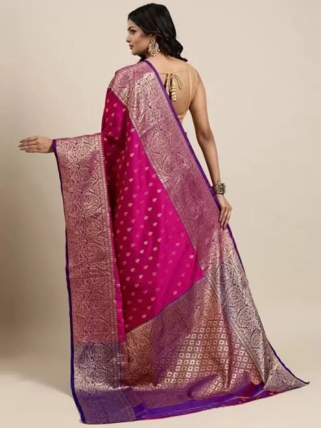 Kanjivaram Softy Copper Zari Rani Saree Kanjivaram Sarees