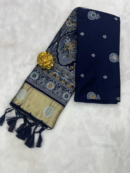 Patola Silk Saree with Traditional Pallu and Tassel Border Daily Deals