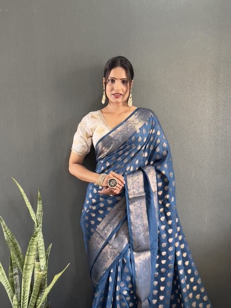 Rama Ready to Wear Pure Banarasi Georgette Saree Sale