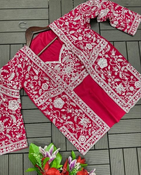 Rani Pink New Superb Trendy Party Wear Koti and Sarara Designer Outfit