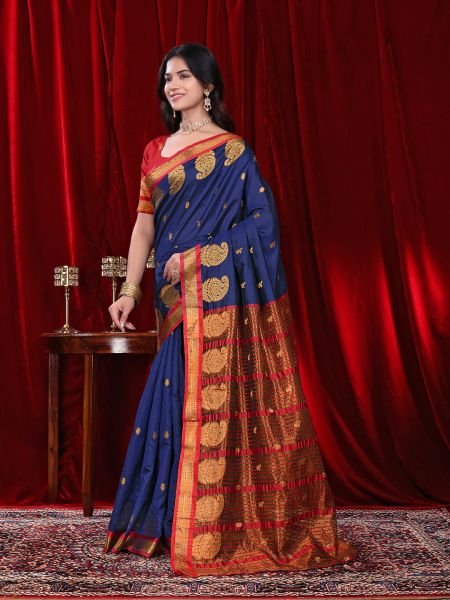 Ready to Wear Jacquard Pure Silk Saree Ready To Wear Sarees