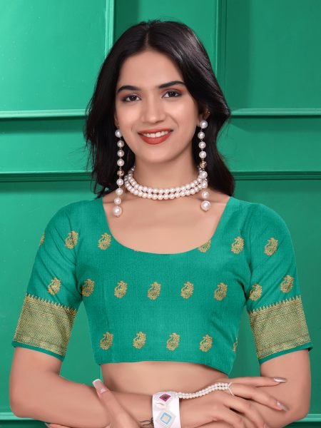 Ready to Wear Jacquard Pure Silk Saree Ready To Wear Sarees