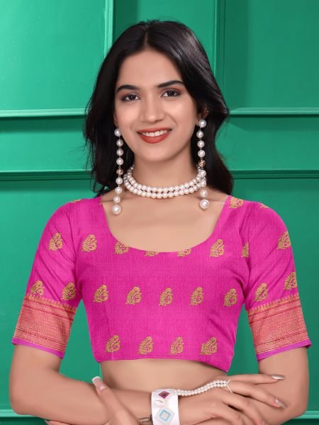 Ready to Wear Jacquard Pure Silk Saree Ready To Wear Sarees