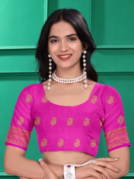 Ready to Wear Jacquard Pure Silk Saree Ready To Wear Sarees