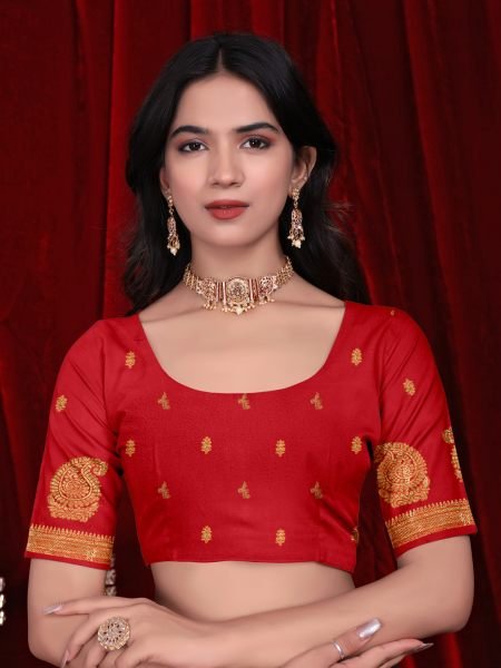 Ready to Wear Jacquard Pure Silk Saree Ready To Wear Sarees