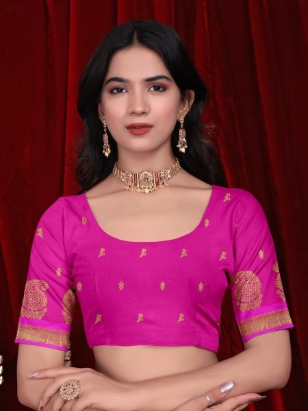 Ready to Wear Jacquard Pure Silk Saree Ready To Wear Sarees