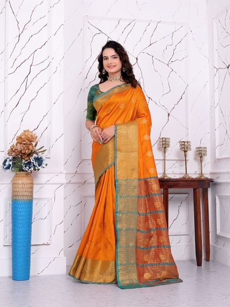 Ready to Wear Pure Banarasi Silk Saree with Jacquard   Woven Weaving Work Ready To Wear Sarees