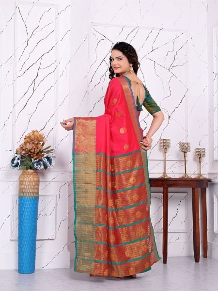 Ready to Wear Pure Banarasi Silk Saree with Jacquard   Woven Weaving Work Ready To Wear Sarees