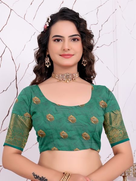 Ready to Wear Pure Banarasi Silk Saree with Jacquard   Woven Weaving Work Ready To Wear Sarees