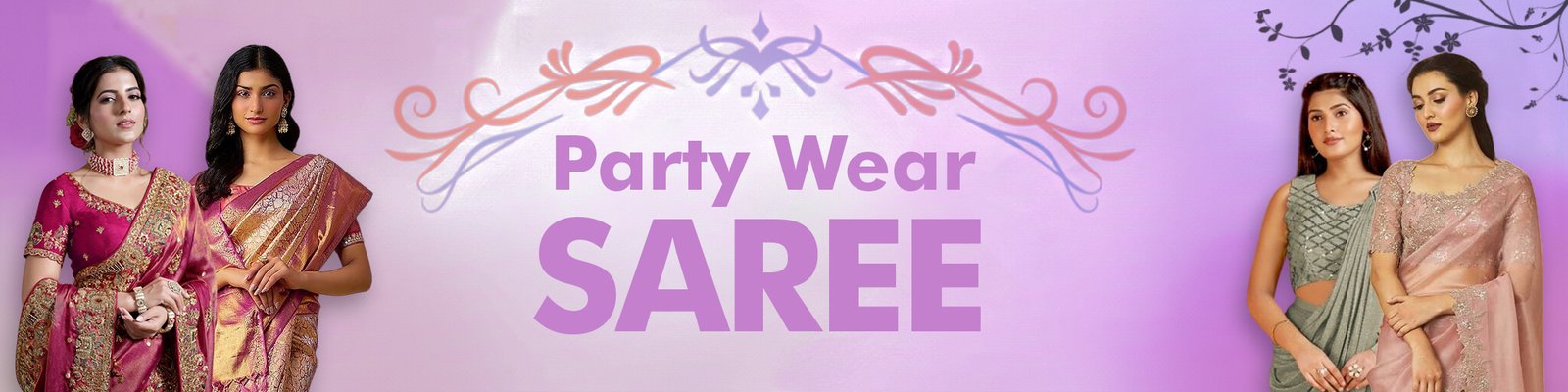  Party Wear Sarees Manufacturer in Surat 